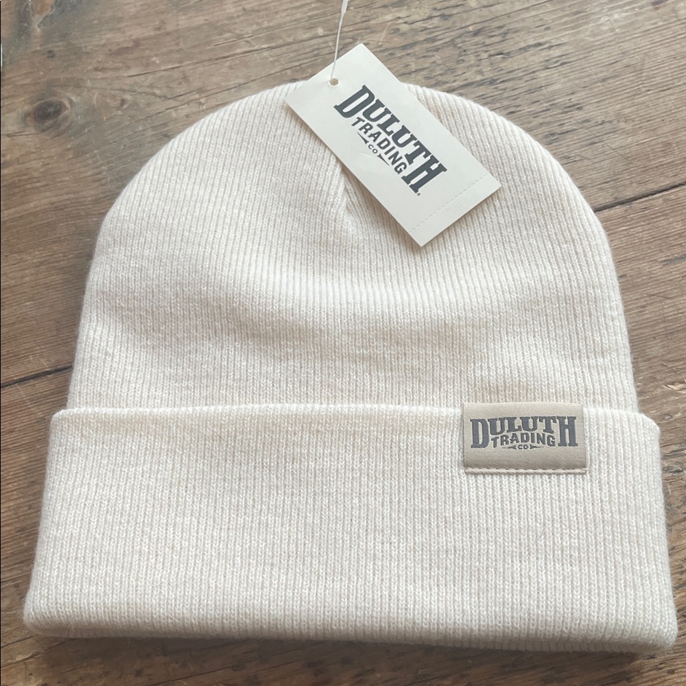 Duluth Trading Cream Beanie